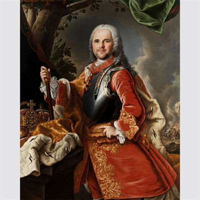 Custom Royal Portrait and Masterpiece Kaiser Franz I Stephan from Photo,by myDaVinci - myDaVinci